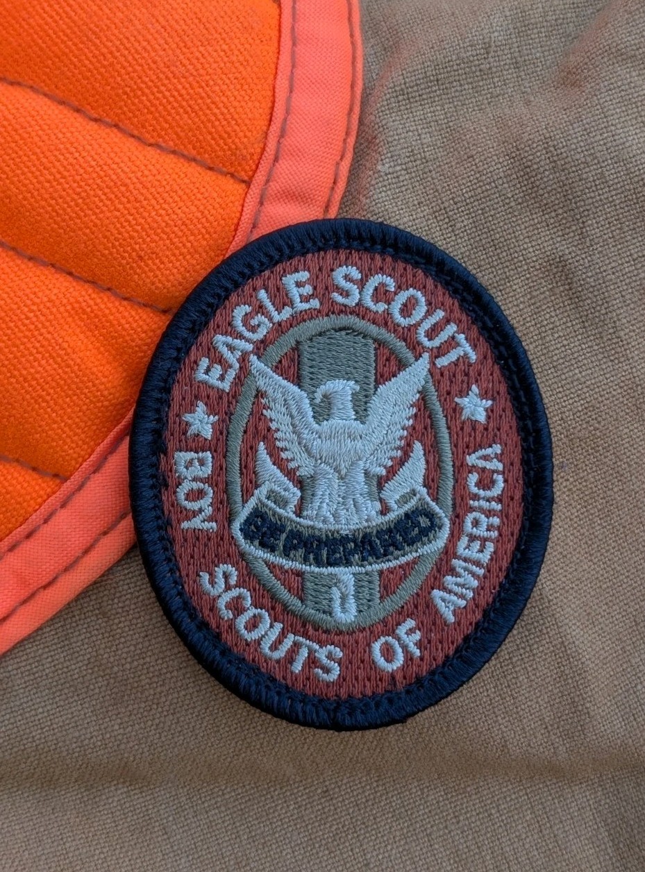 Eagle Scout Patch In Subdued Tactical Colors: Morale Patch, OCP