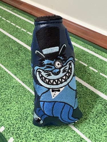 Bettinardi Golf Blue Gangster Cat Putter Blade Headcover RARE OG