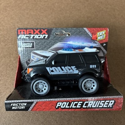 Maxx Action Police Cruiser 6” Rescue Vehicle - Lights & Sounds