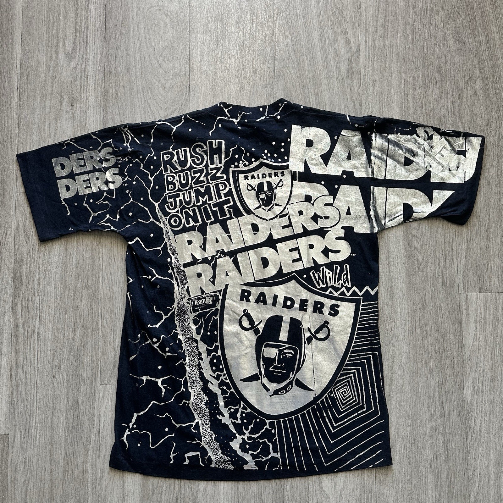 Vintage LA Raiders AOP Size Medium Los Angeles Oakland Las Vegas Shirt! image 7