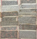 VINTAGE SANSKRIT/HINDI ATTRACTIVE MANUSCRIPT 13 LEAVES-26 PAGES. INTERESTING.
