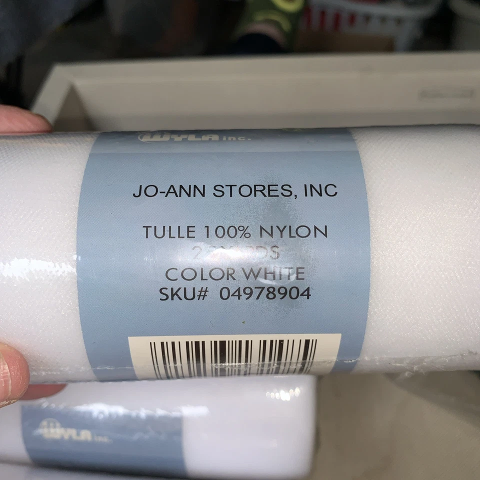 Rollos de tul blanco - Lote de 3-6 pulgadas x 25 yardas para boda o Navidad Foto 2 de 4