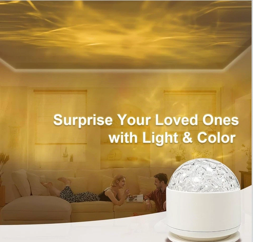 LED Night Light Starry Night Projector 3 in 1 Galaxy Projector With Remote NIB! - Image 2 of 4
