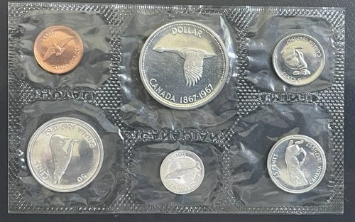 1967 Royal Canadian Mint 80% Silver Uncirculated Set w/OGP and COA