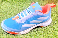 ADIDAS Avacourt Womens 6.5 Athletic Blue White Orange Tennis Running Shoes