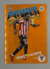 2025-26 Topps Chrome Uefa Inaki Williams #PP-17 Orange Refractor 12/25