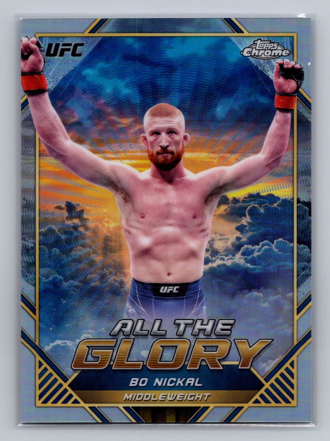 Bo Nickal 2024 Topps Chrome UFC #ATG-2 All the Glory