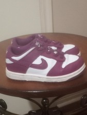 Nike Dunk Low Viotech Purple Sneakers Kids Toddler Size 9C (FB9107-110)