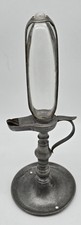 Antike Öluhr, Öhllampe, Zeitmesser Zinn um 1800, 17. Jahrhundert 32cm hoch