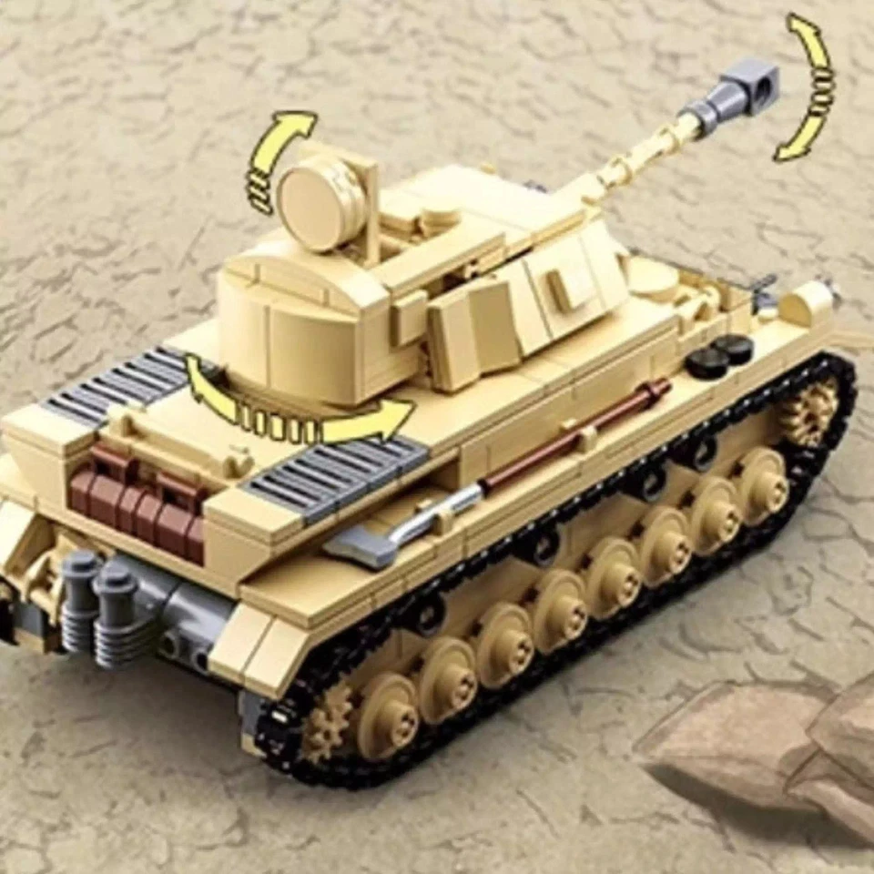 WW2 Tank Panzer Iv 543 Pcs - image 3 of 4