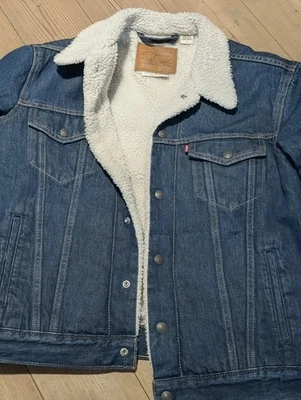 Levi's Sherpa Trucker  Jacke - Jeans Graubraun, XS