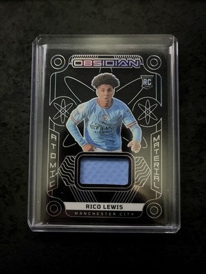 2022-23 Panini Obsidian - Atomic Material Rico Lewis Patch Rookie 068/199