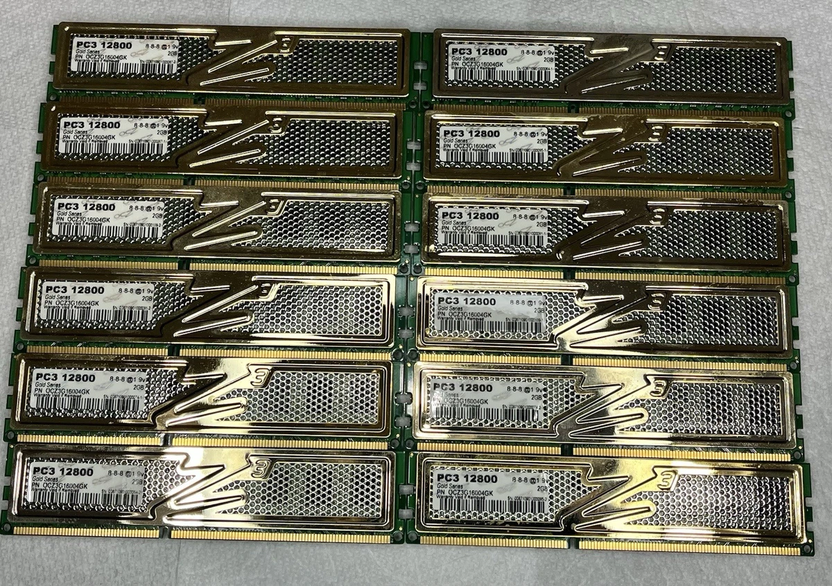Mémoire RAM OCZ Barette Mémoire 2Go RAM DDR3 Gold Series OCZ3G1866LV6GK