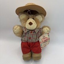 1986 Furskins Bear Wendy s Toy Stuffed Plush Teddy 7 w/tags vintage READ