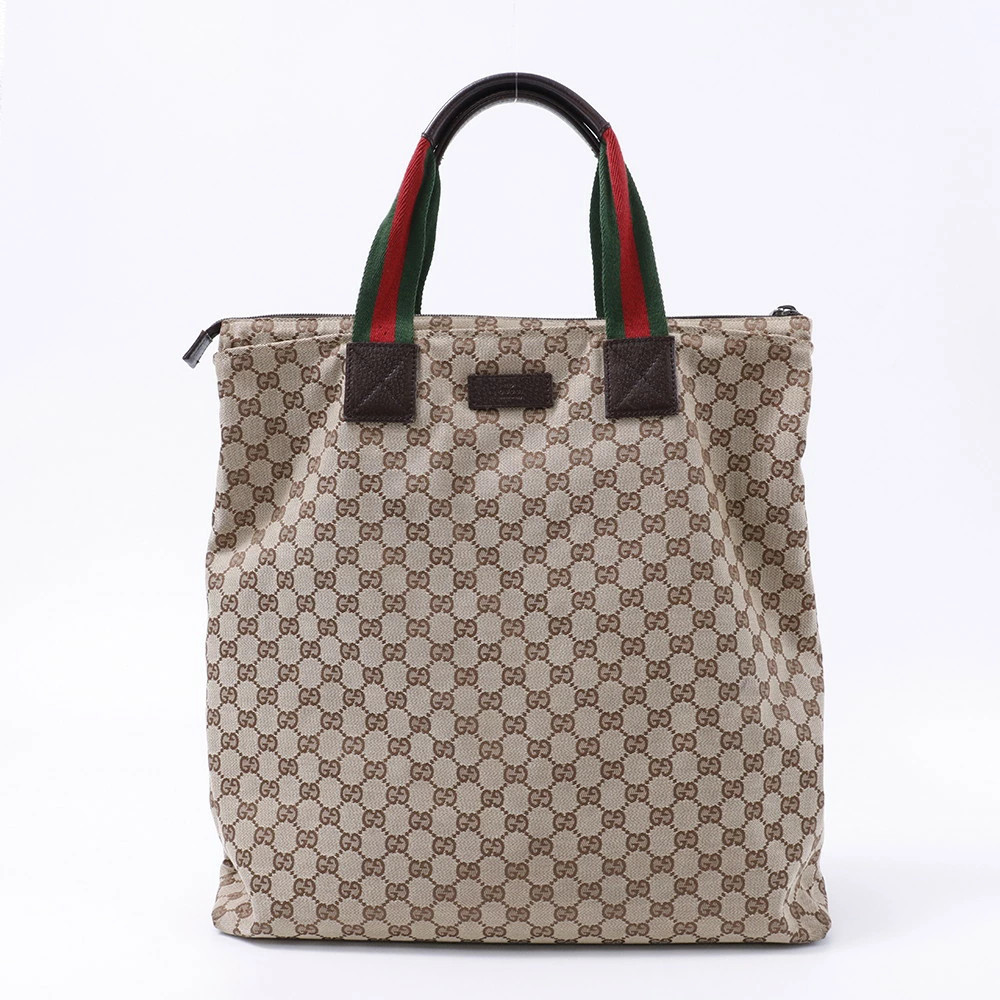 Gucci Tote Bag GG Canvas Shelley Line 131233 GUCCI Bag  Used Gucci Bag GUCCI BAG