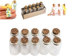 Elegant 1.5-Inch Decorative Corked Glass Bottles - Perfect for Wedding Favors