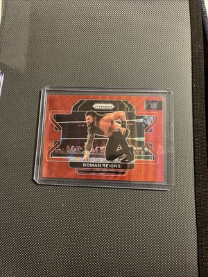 2022 Panini Prizm Ruby Wave #40 Roman Reigns