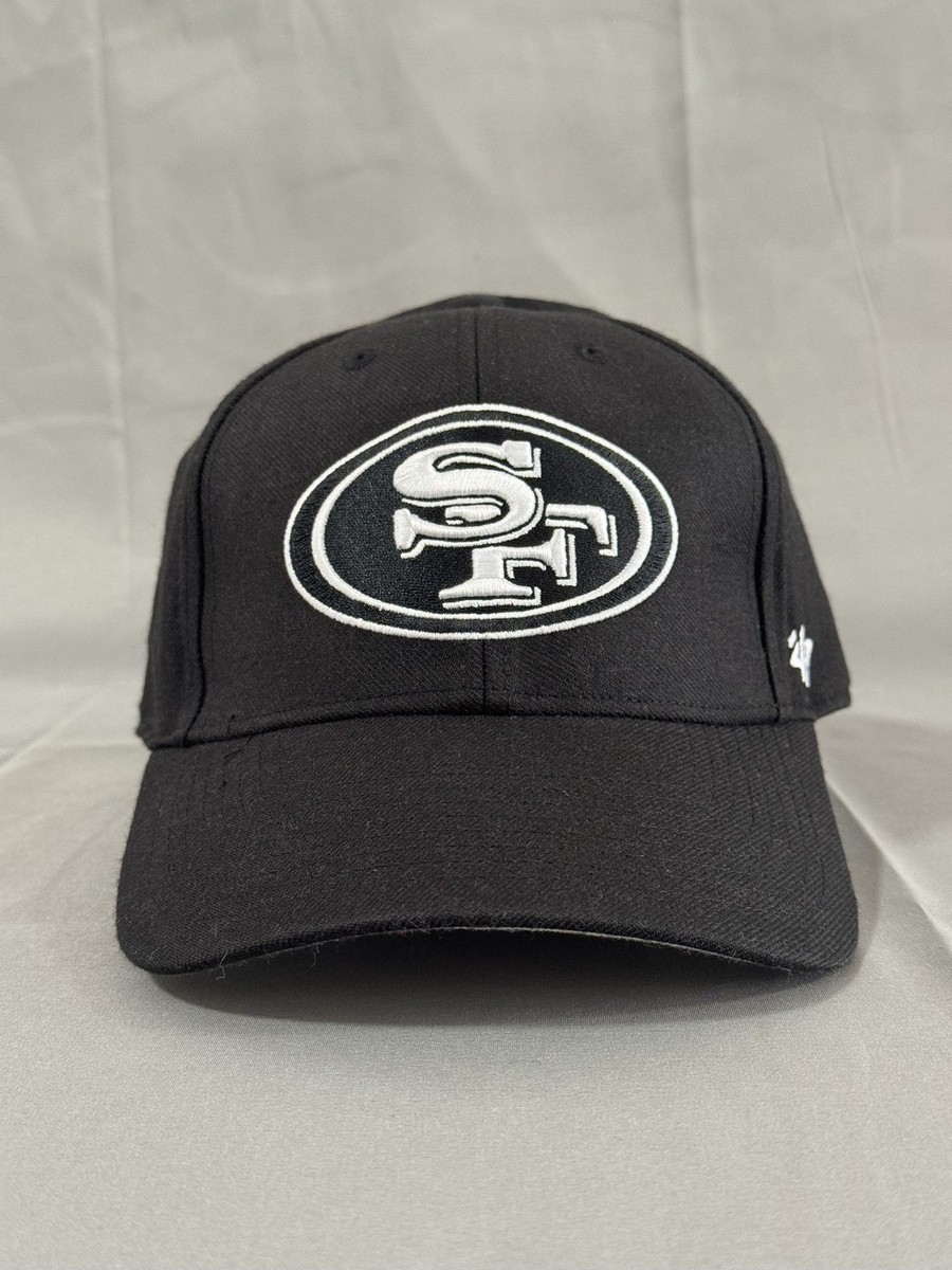 San Francisco 49ers '47 Brand Strapback Baseball Cap Black One Size NFL Hat