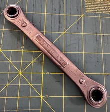 Vtg CRAFTSMAN Ratcheting Box End Wrench 12pt  3/8