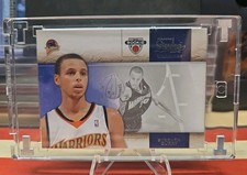 STEPHEN STEPH CURRY 2009-10 PANINI STUDIO BASKETBALL ROOKIE CARD #129 . rookie card picture