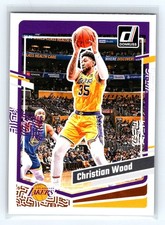 2023-24 Donruss Christian Wood #62 Los Angeles Lakers