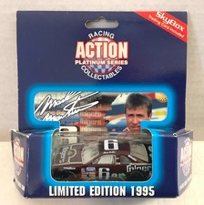 MARK MARTIN 1991 Folger's Thunderbird 1/64 - 1995 Action Platinum w/Skybox Card