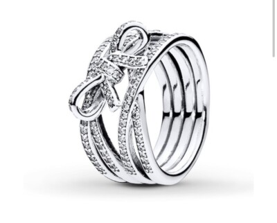 Authentic Pandora Ring Delicate Sentiment Sterling Silver S925 ALE