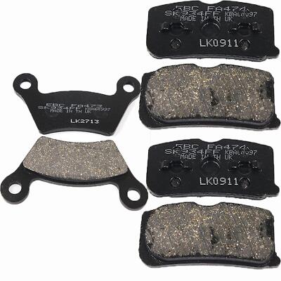 EBC Bremsbeläge SET vorne + hinten für CAN-AM Spyder 1000 SM5 SE5 RS RSS RT