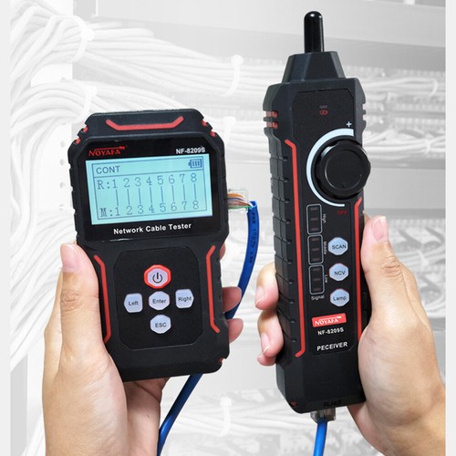 NF-8209S POE Wire Checker LAN-Test-Netzwerk-Tool LCD-Display Längenmessung - Afbeelding 8 van 12