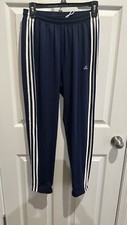 Women's Adidas Track Pants Zip Ankle Sz M
