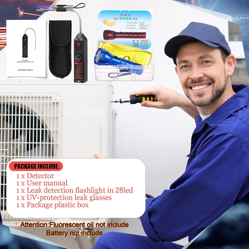 Auto Air Conditioner Leak Detector Tool WJL-6000 Refrigerant Leak Detector with - Picture 7 of 7