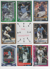 NEW Tampa Bay Rays U-PICK Serial #'d JERSEY AUTO Rookies RANDY VIDAL LOWE SNELL