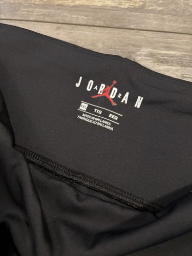 NWT $80 Nike Women's Sz XXL Air Jordan Black Yoga Pants - Picture 4 of 6