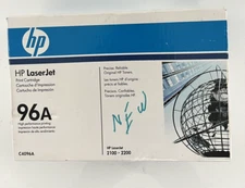 GENUINE HP LaserJet 96A NEW SEALED GENUINE Toner Print Cartridge OEM NEW C4096A