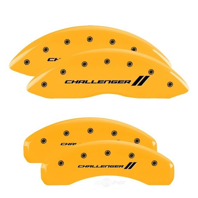 MGP 4 Caliper Covers Engraved Front & Rear With stripes/Challenger
