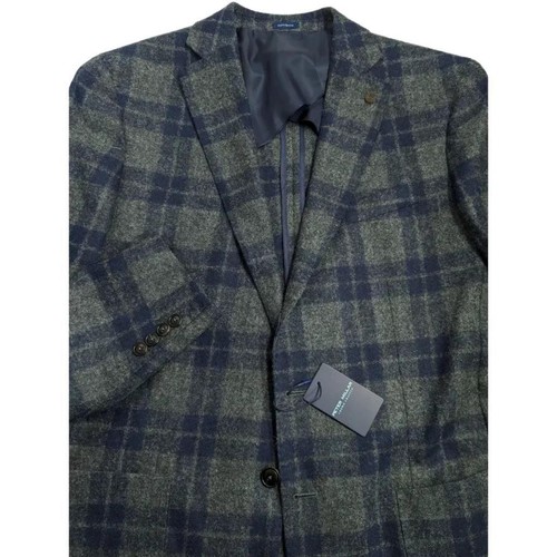 Peter Millar Plaid Baby Alpaca Wool Sport Coat Blazer Sz 42L NWT $1,295 - Picture 7 of 7