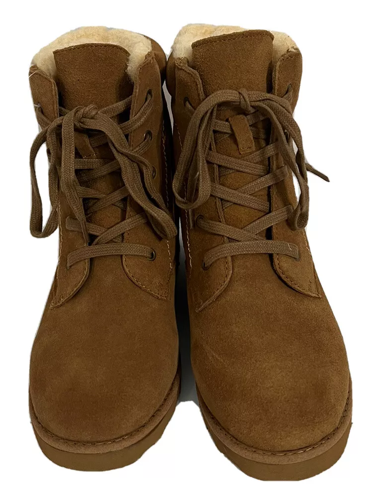 Bearpaw phoebe suede 2025 sheepskin hiker boot