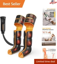 Portable Leg Compression Massager with Handheld Control for Tailored Relaxation