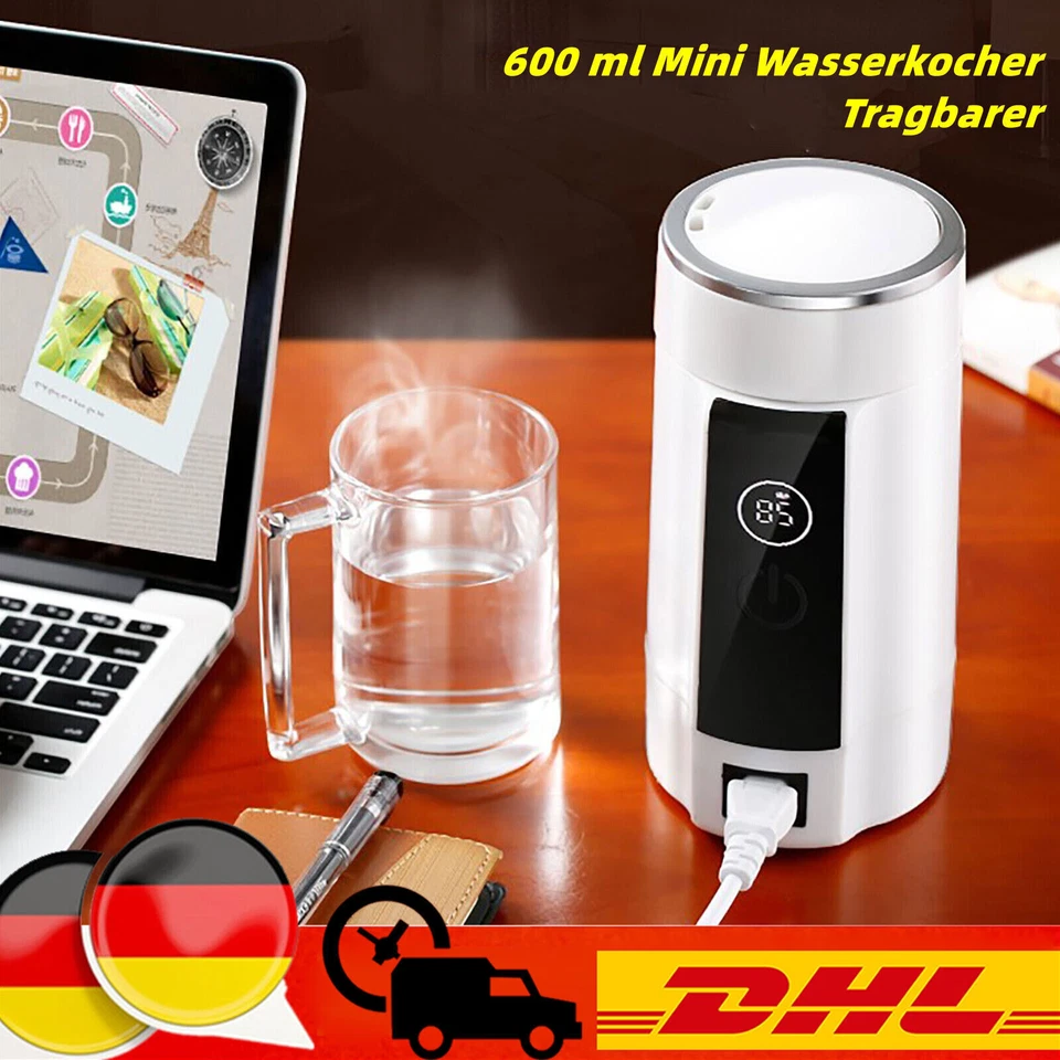 0.6L Mini Portable Stainless Steel Kettle Small Tea Kettle Travel Kettle - Image 3 of 4