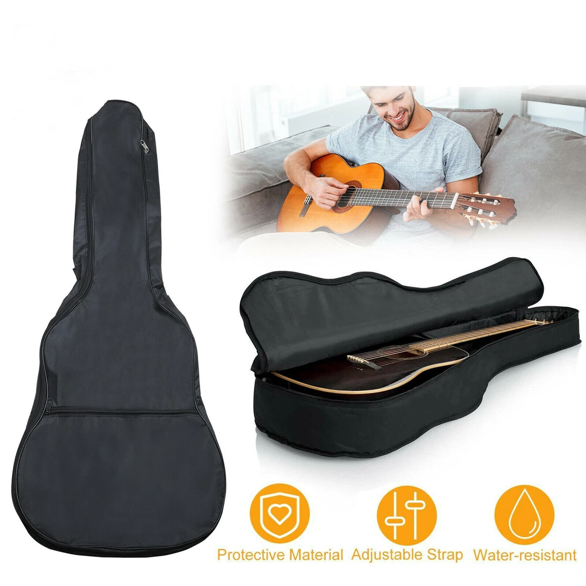 Padded acoustic shop guitar bag