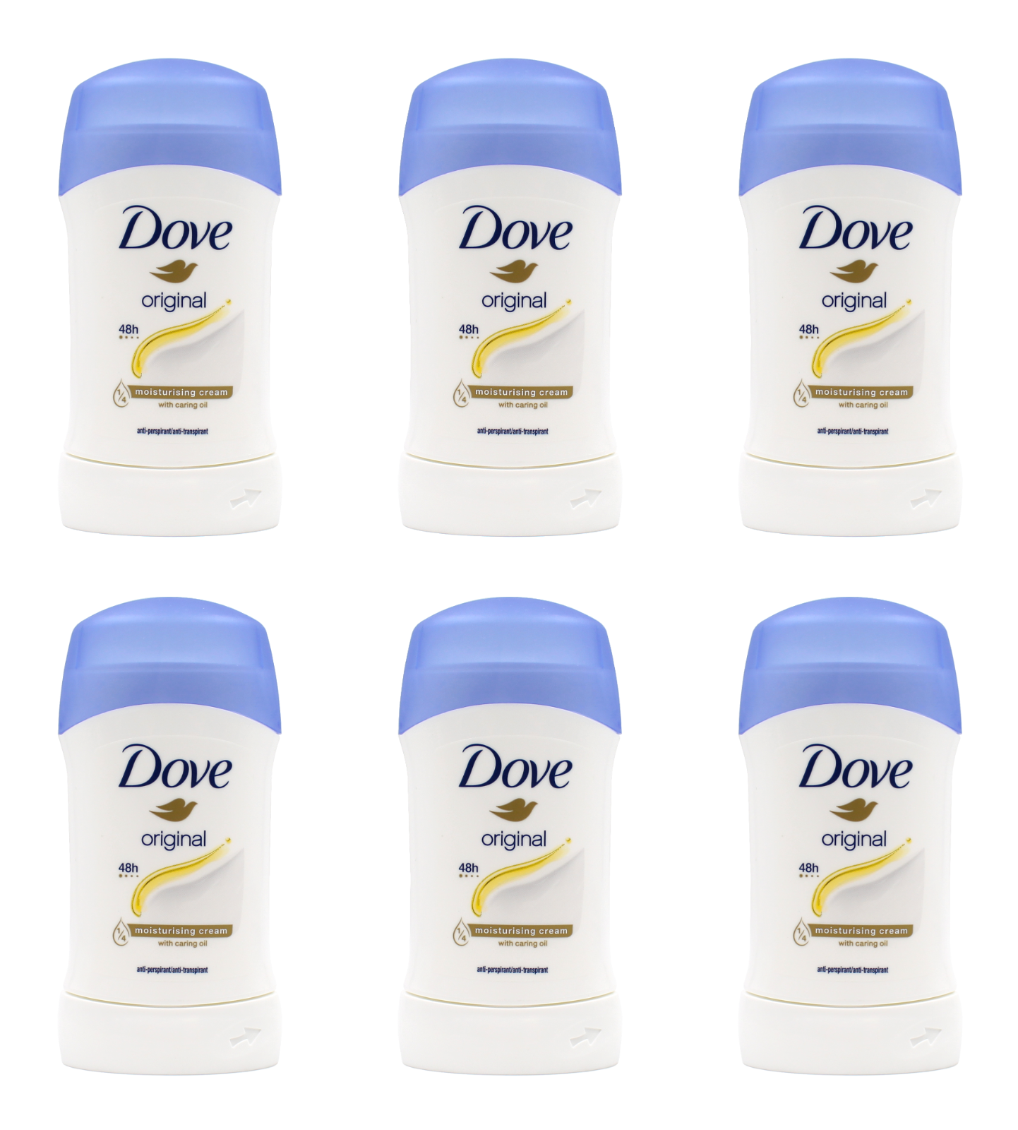Dove Orginal Anti-Transpirant Deo-Stick , 6x40ml EAN80466437