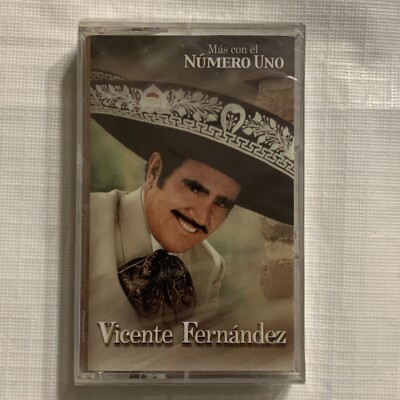 Mas Con el Numero Uno by Vicente Fernández (Cassette, Jul-2001, Very Rare, Mint