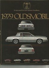 1979 Oldsmobilesales Brochure With Cutlass Supreme Omega Starfire Models