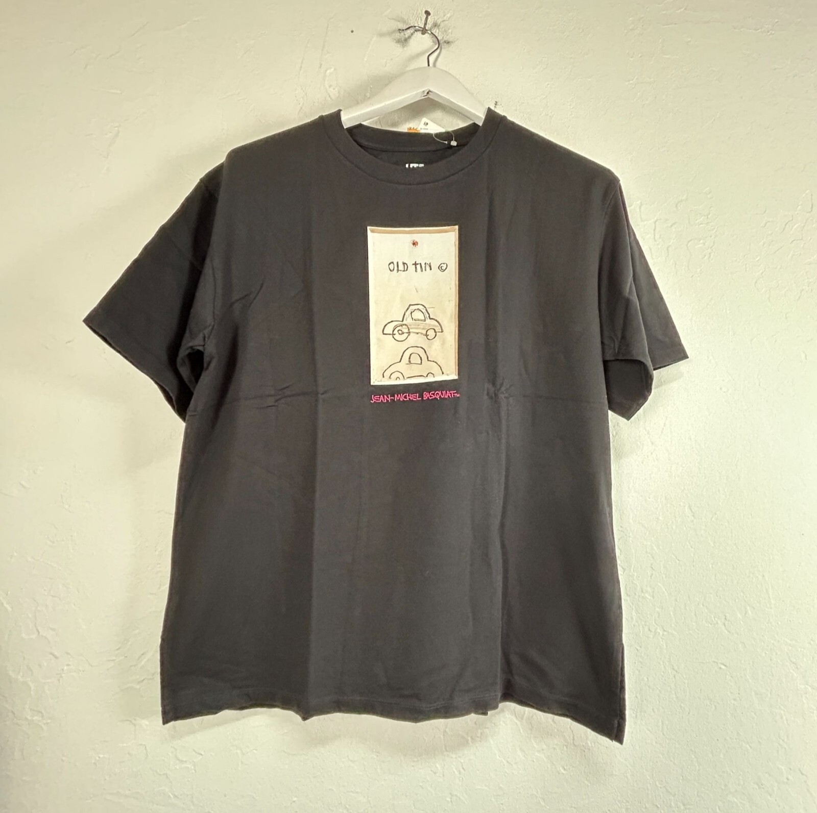 UT Uniqlo Jean-Michel Basquiat T-Shirt Womens XL Black Streetwear Art Tee New
