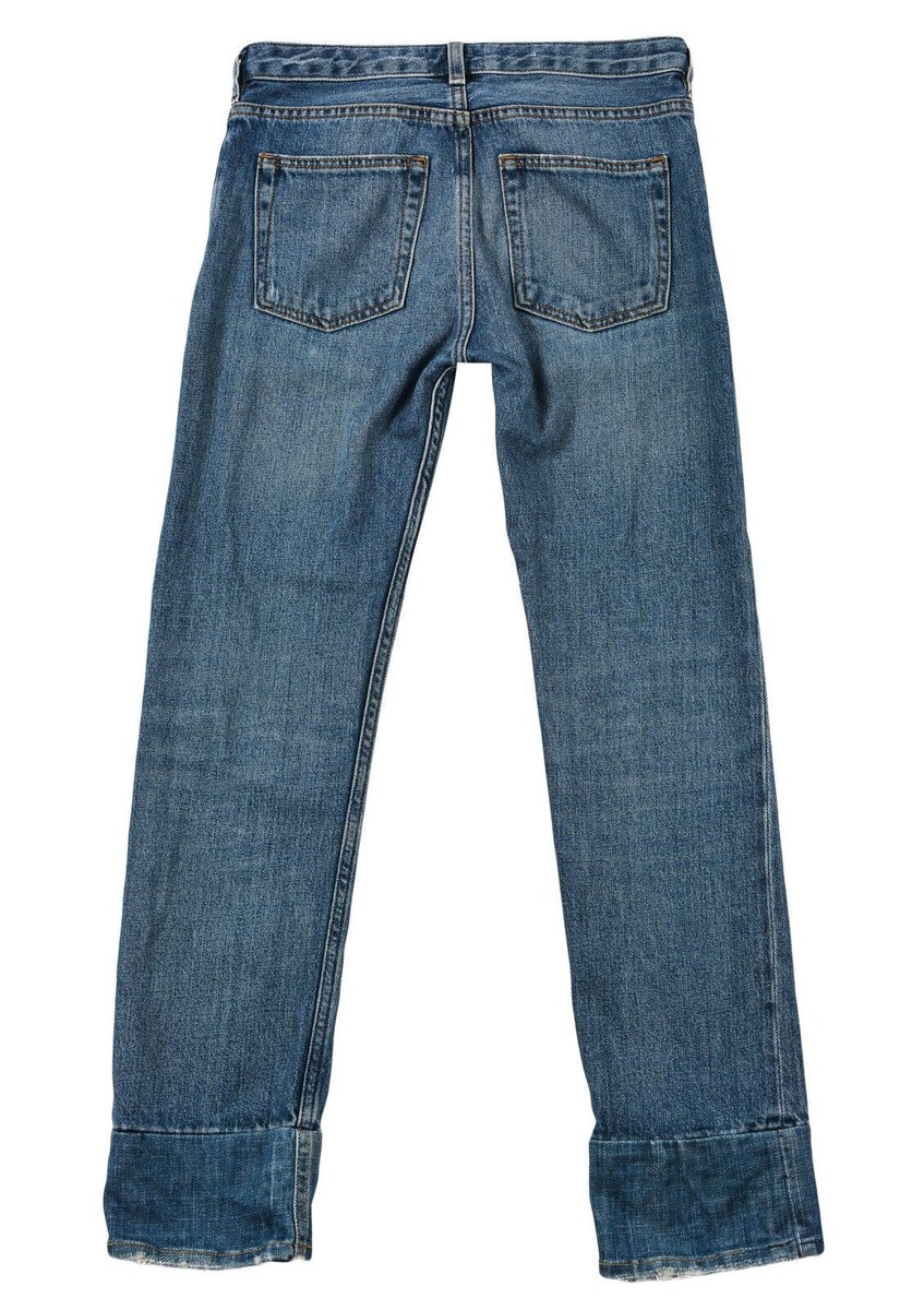【EEUN】Lapel Banding Denim Vintage Deadstock Union Made Lee Jeans 37x32