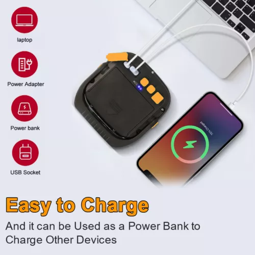 Rechargeable 3300 Lumen Work Light Magnetic LED Super Bright Portable Work light - Picture 9 of 16