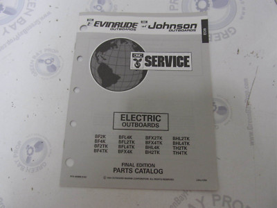 435859 1993 OMC Evinrude Johnson Electric Outboard Parts Catalog
