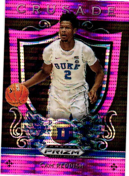 2019 Panini Prizm Draft Picks #43 Cam Reddish Prizms Pink Pulsar