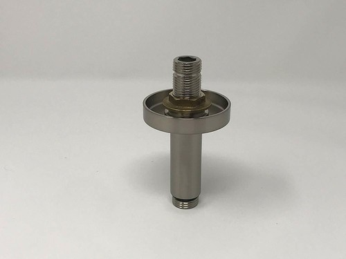 Ceiling Mount Shower Arm, Escutcheon with 1/2-Inch NPT Thread 3" Stainless Steel - Picture 6 of 7