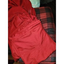 Black and Red Plaid Quilt-Like King Size Comforter and Sheet Set. Comforter/Shee